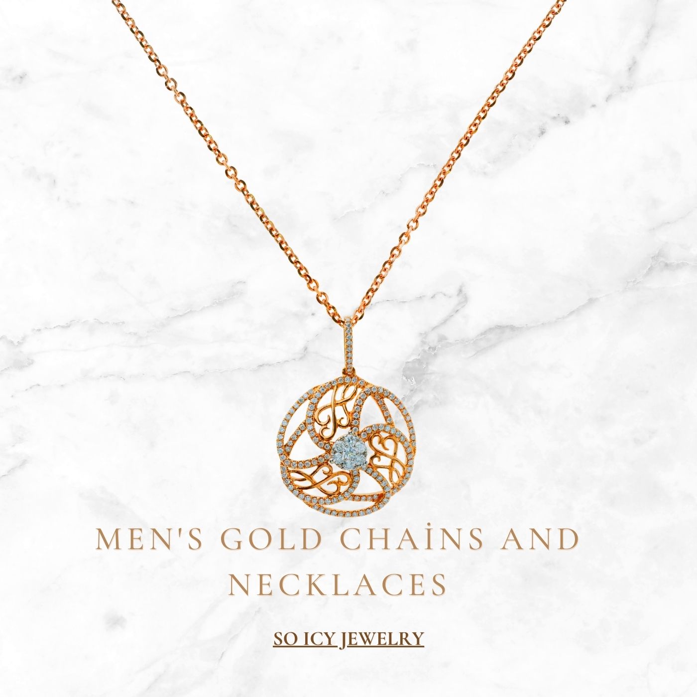 Men's Gold Chains and Necklaces