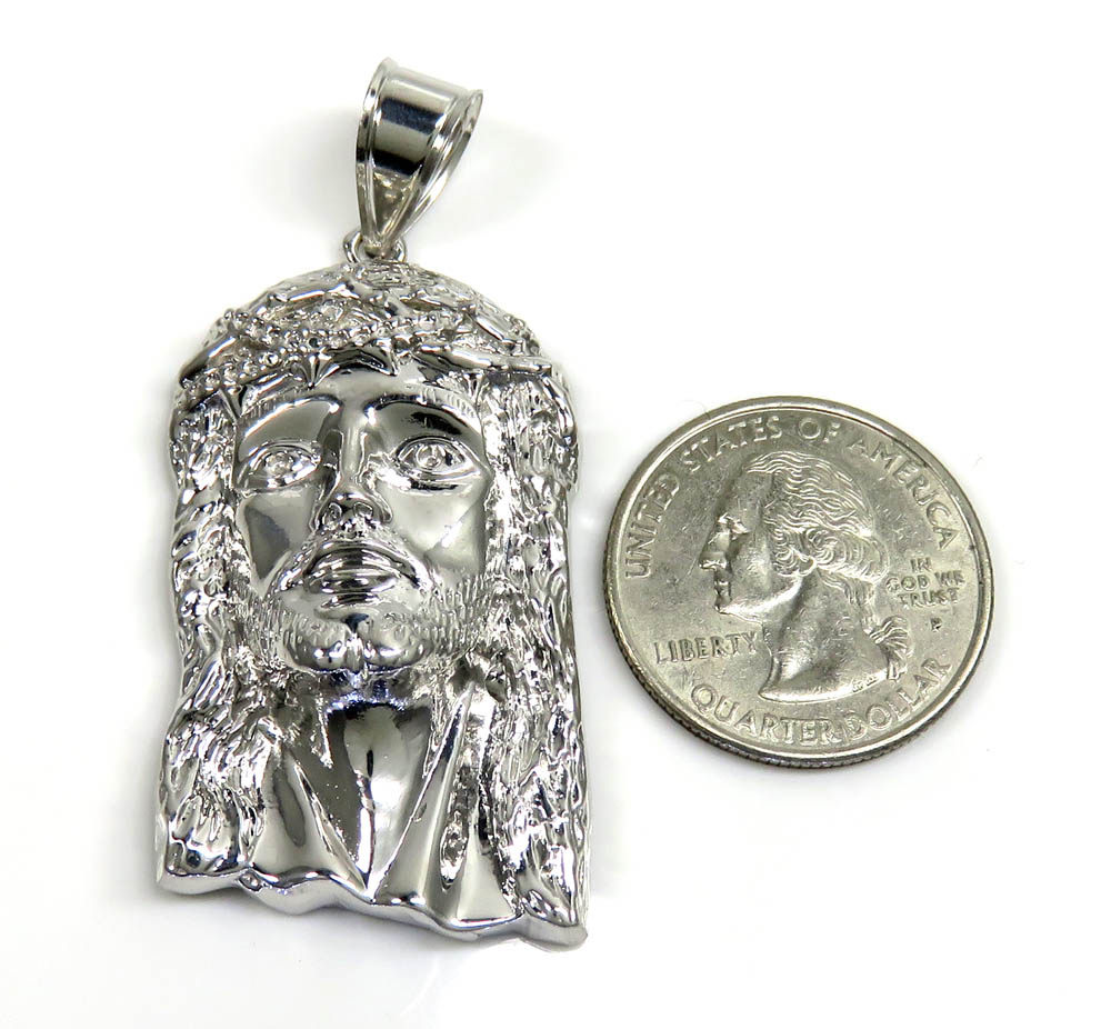 Buy 925 Sterling Silver Medium Classic Jesus Pendant Online at SO ICY  JEWELRY