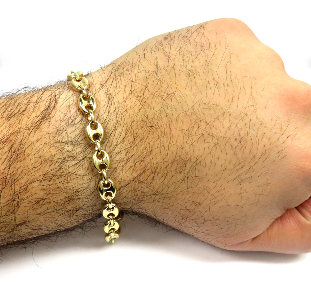 14K Yellow Gold Gucci Link Bracelet 56835