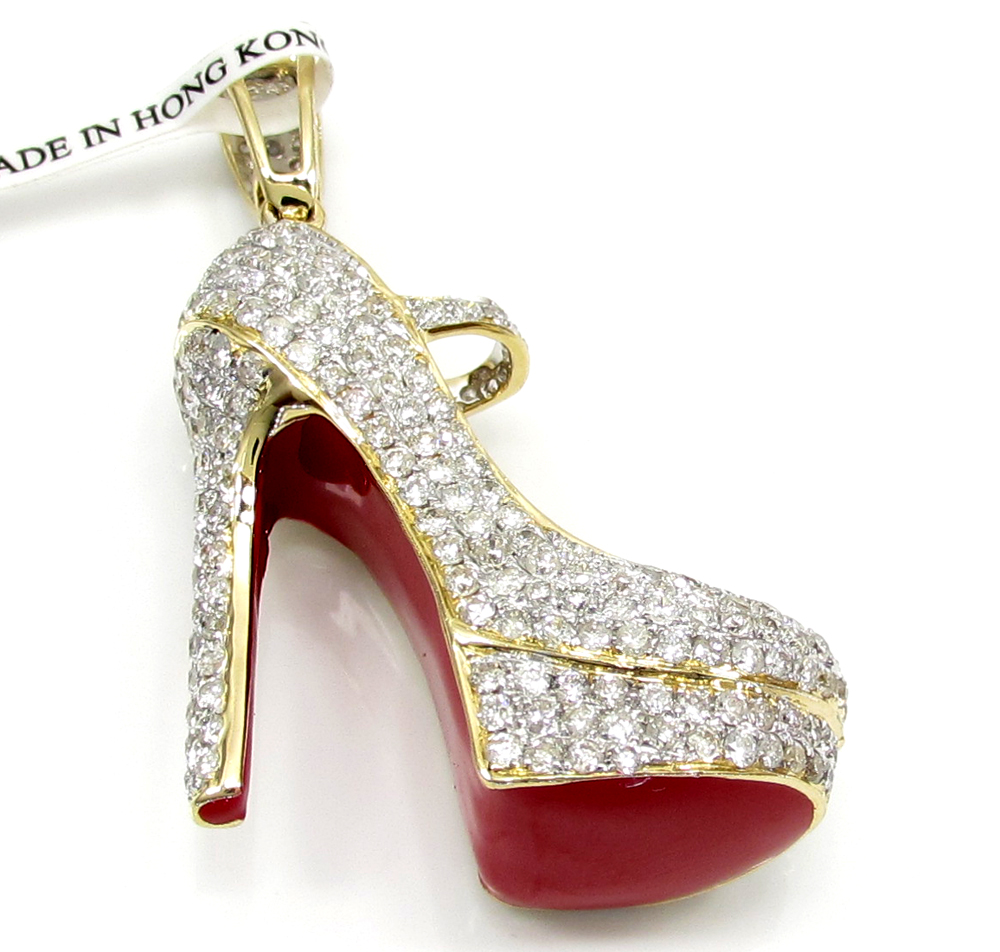 gold red bottom heels