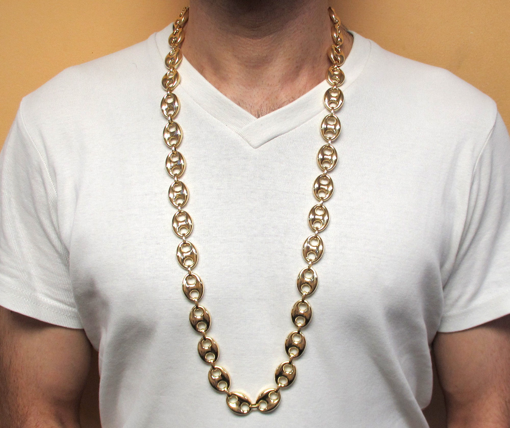 gucci link chain with pendant
