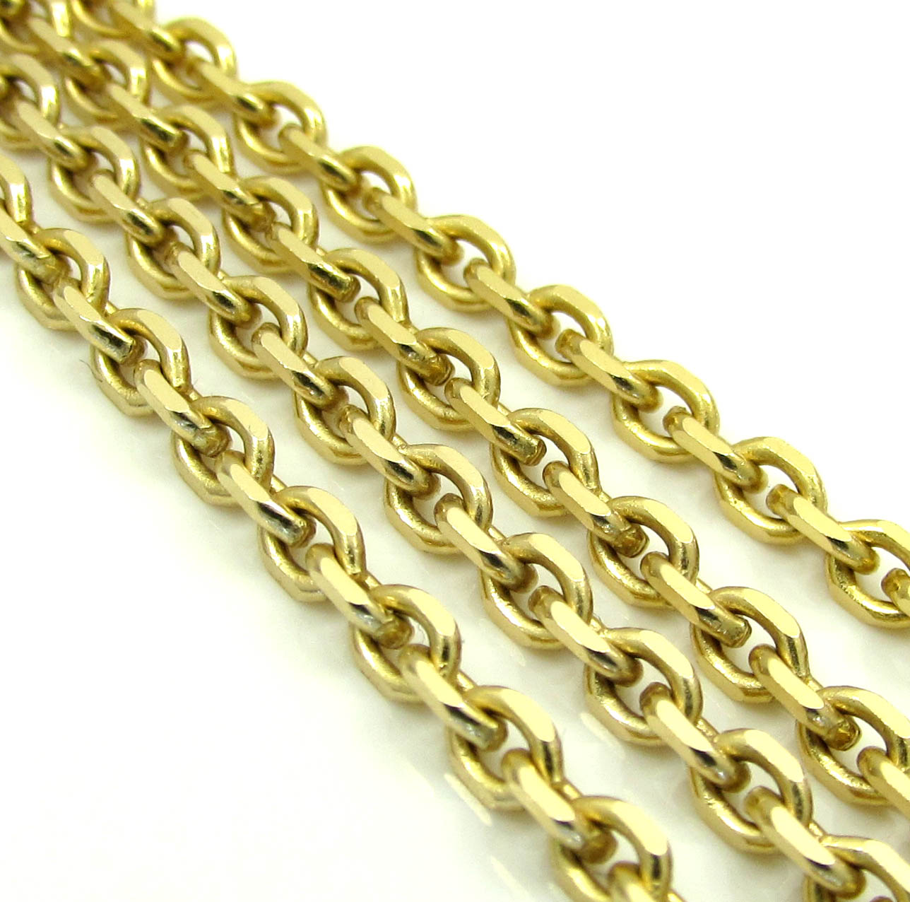  JewelsForum 22k Yellow Gold Chain Braided Design Cable