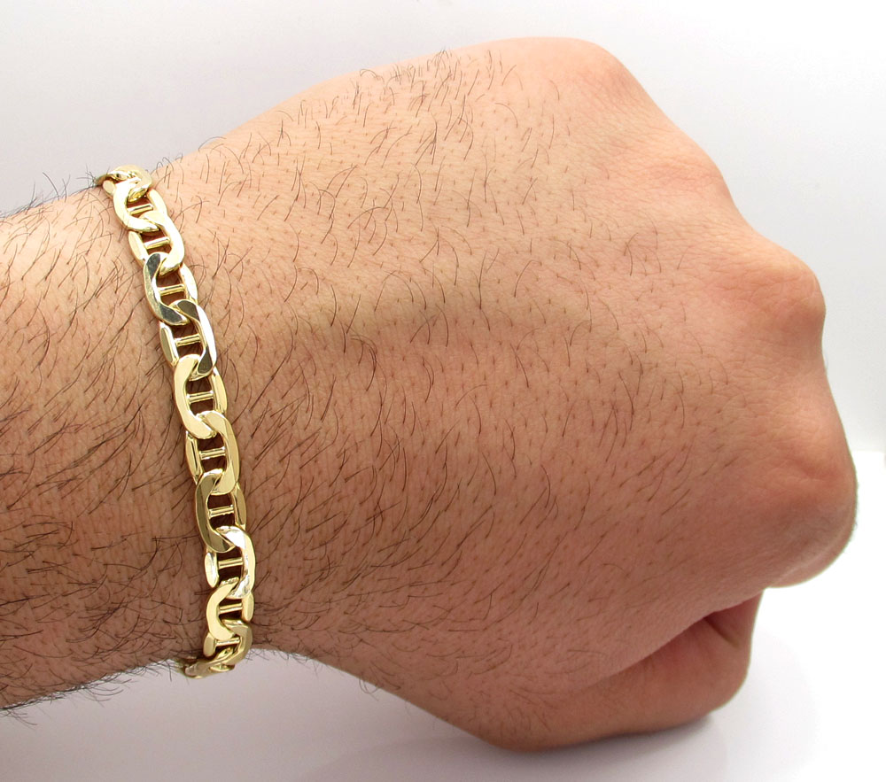 Buy LIFETIME JEWELRY 7mm Rope Chain Bracelet for Men and Women 24K Real Gold  Plated Online at desertcartINDIA
