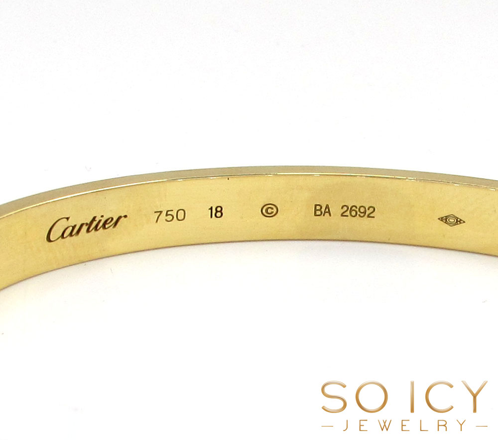 Cartier Love Bracelet 18K Yellow Gold Small at 1stDibs