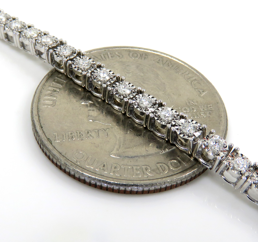 8 CT TW Certified LabCreated Diamond Tennis Bracelet in 10K White Gold  II1  725  Zales Outlet