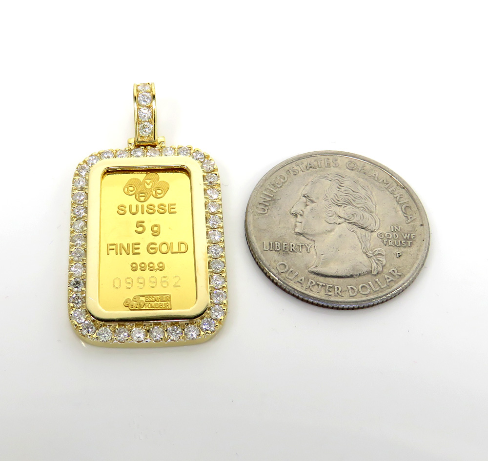 credit suisse gold bar pendant