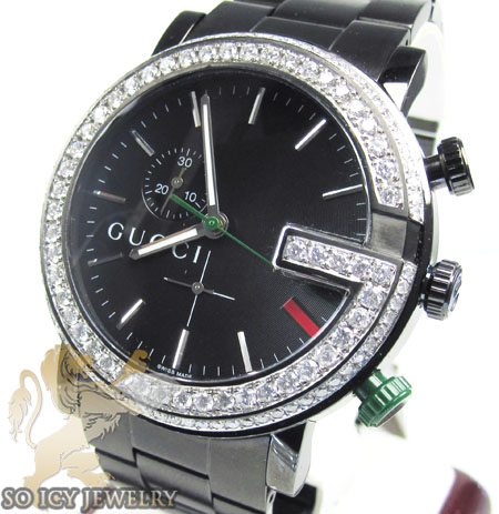 gucci diamond g watch