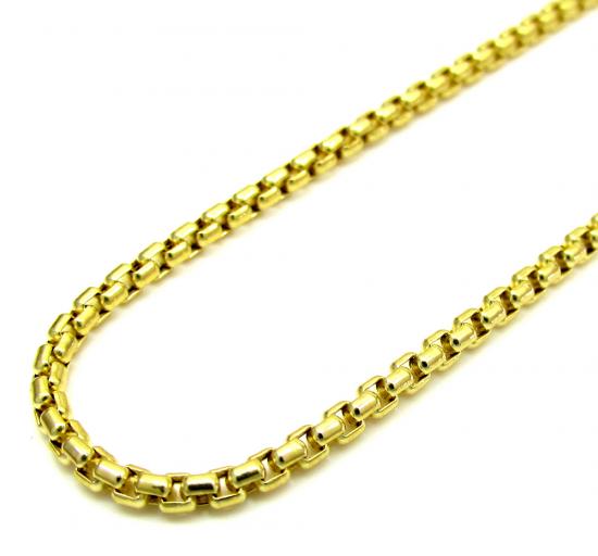 10K Gold Box Link Style Chains and Necklaces for Men and Woman: So Icy ...