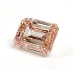 Fancy Pink Lab Grown Emerald Cut Diamond 10.03ct