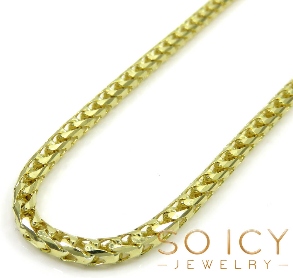 Buy 14k Solid Yellow Or White Gold Moon Cut Bead Chain 18-30 Inch 5mm  Online at SO ICY JEWELRY