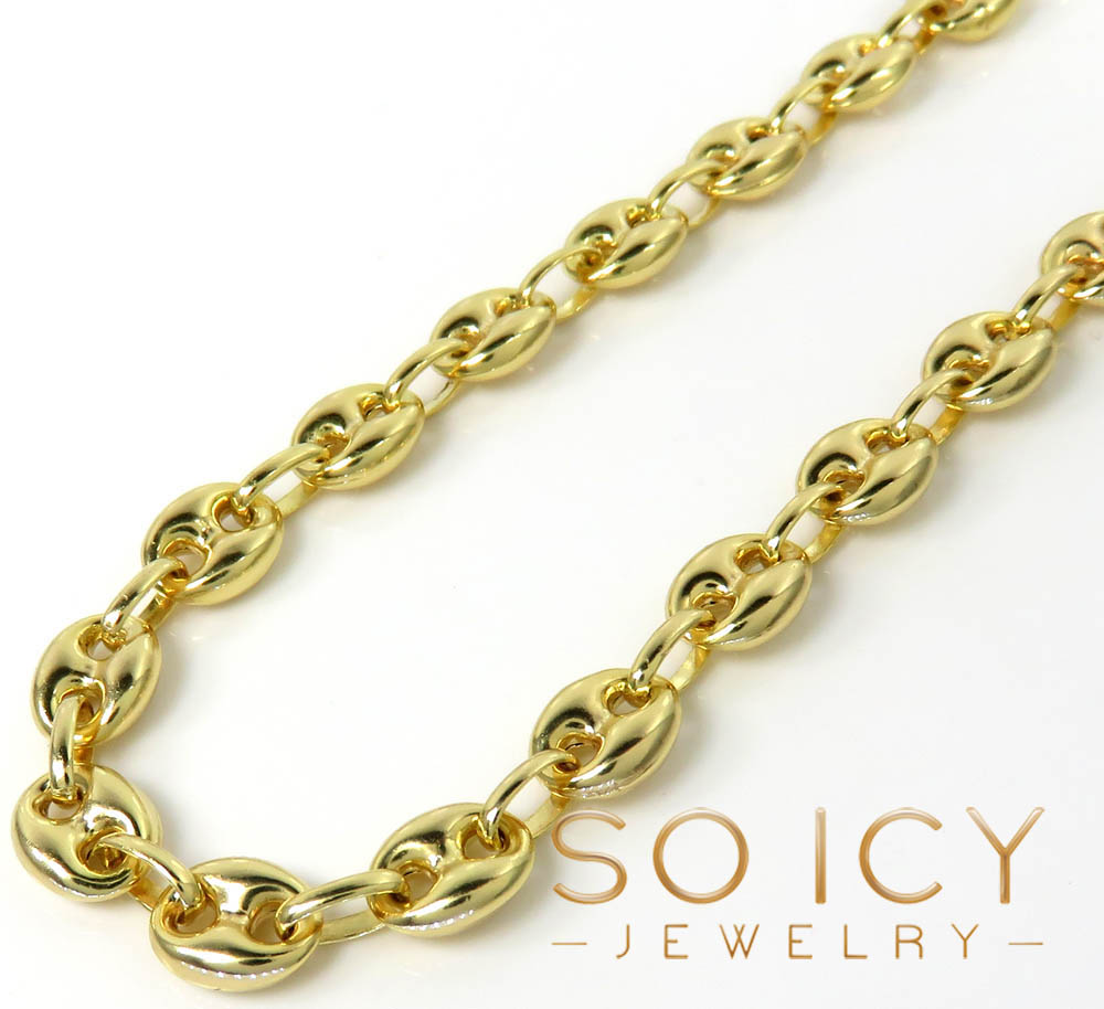 white gold gucci link chain