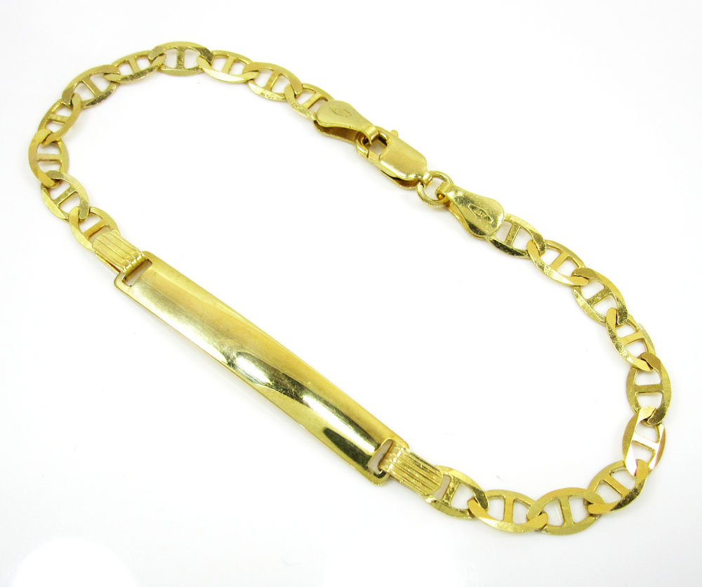 3mm Round Cut Tennis Bracelet in Yellow Gold - 8 Inches - Gold Presidents