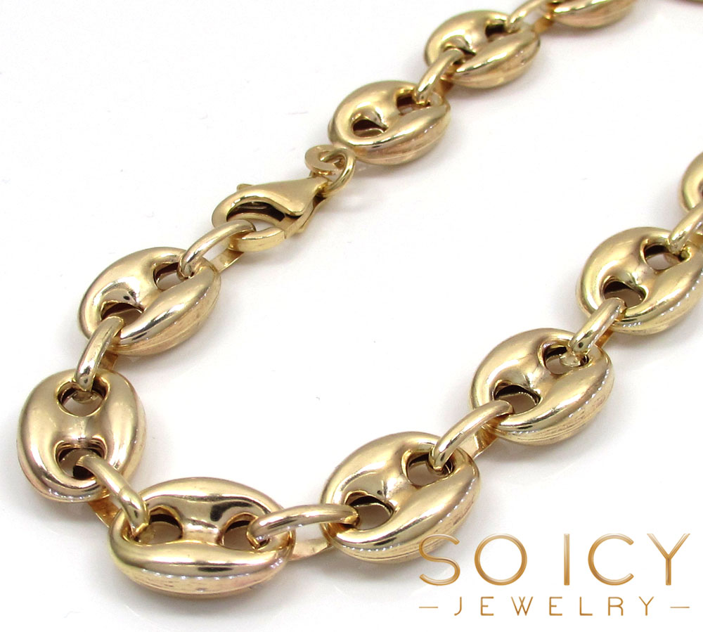 Buy 10k Yellow Gold Gucci Link Bracelet 