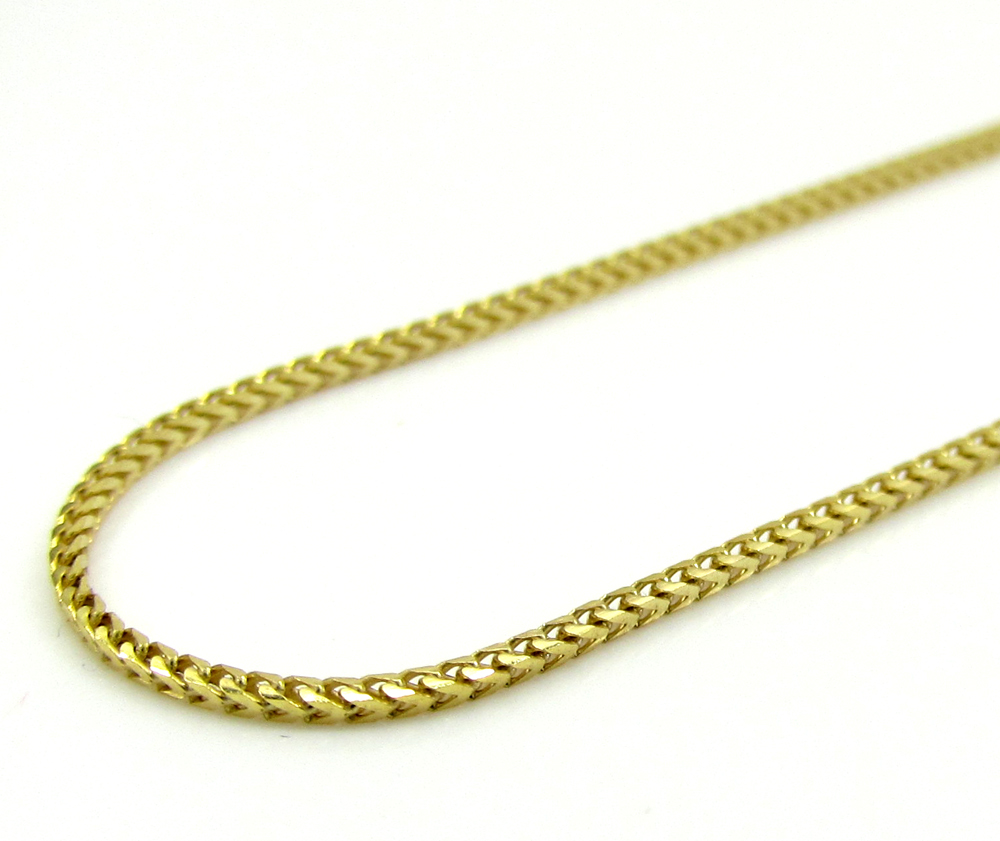 10kt Small Cuban Link Men's Ladies Solid Yellow Gold Micro 1.5