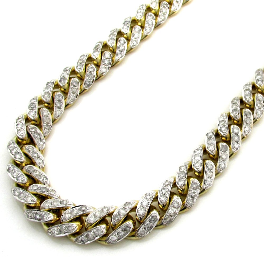 Buy 10k Solid Yellow Gold Thick Diamond 