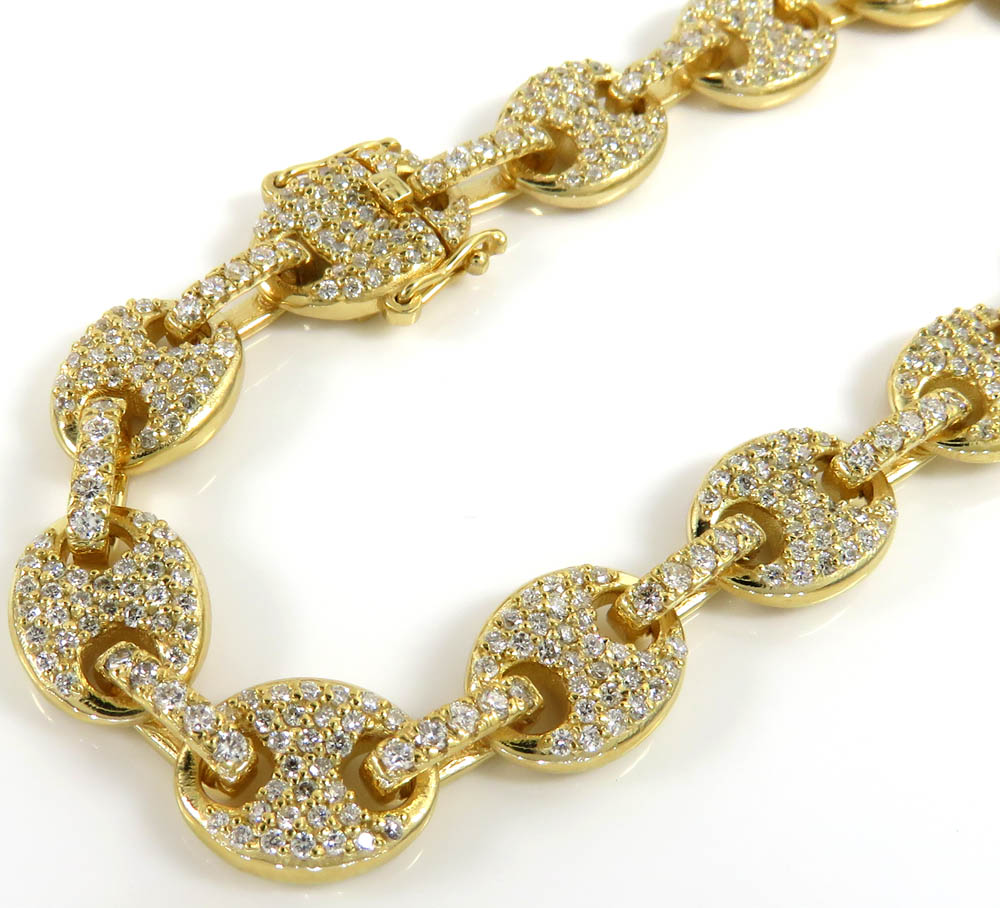 Gucci 18K Rose Gold Flora Diamond Flower Link Bracelet